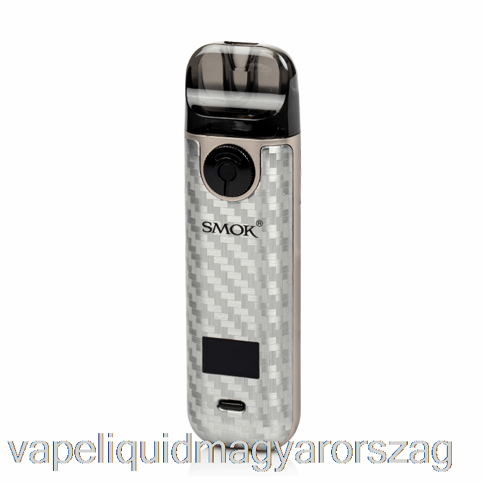 Smok Novo 4 25w Pod Kit Ezüst Szénszálas Vape E Cigi